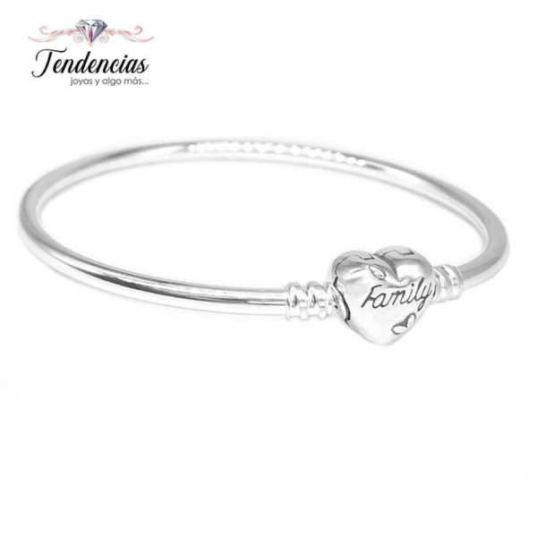 Pulsera Rígida – Family Tree Heart