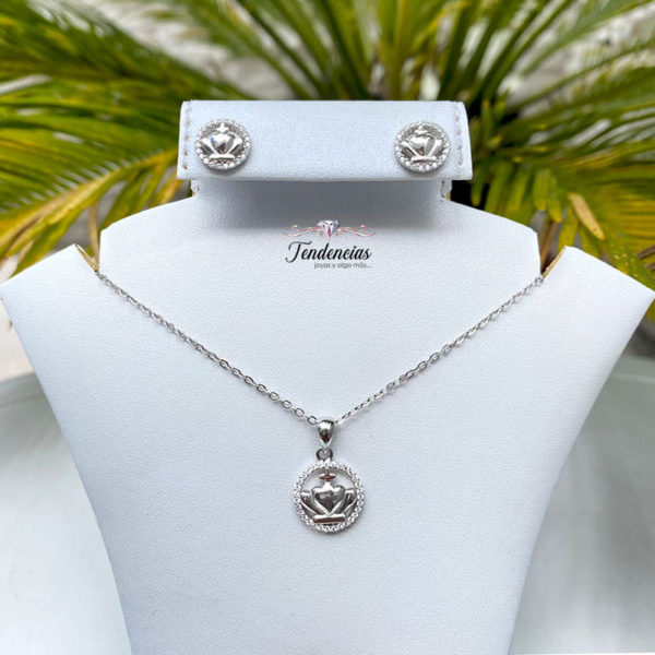 Set Corona de Plata 925
