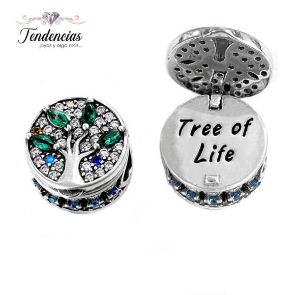 Charm / Dije Árbol de la Vida Cofre