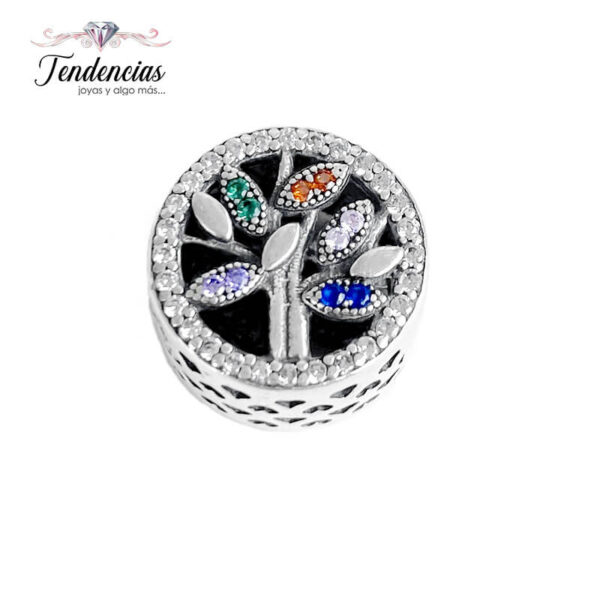 Charm / Dije Árbol de la vida Colores