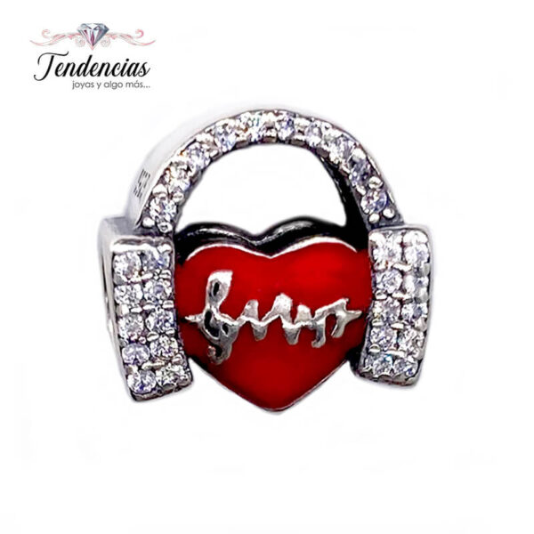 Charm / Dije Audífonos Love Music