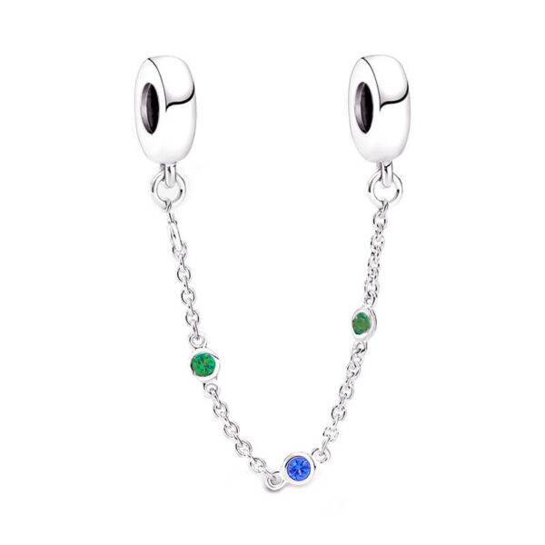 Charm / Dije Cadena - Tres Gemas
