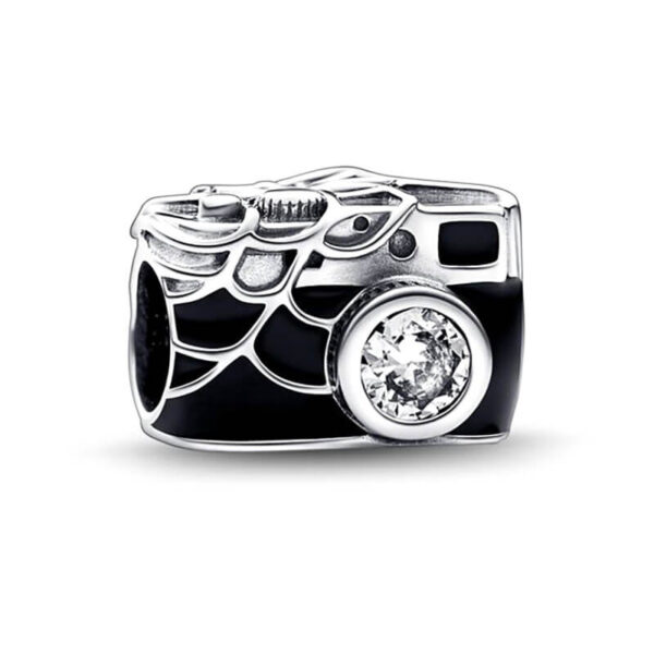 Charm / Dije Cámara Spider Man Negra