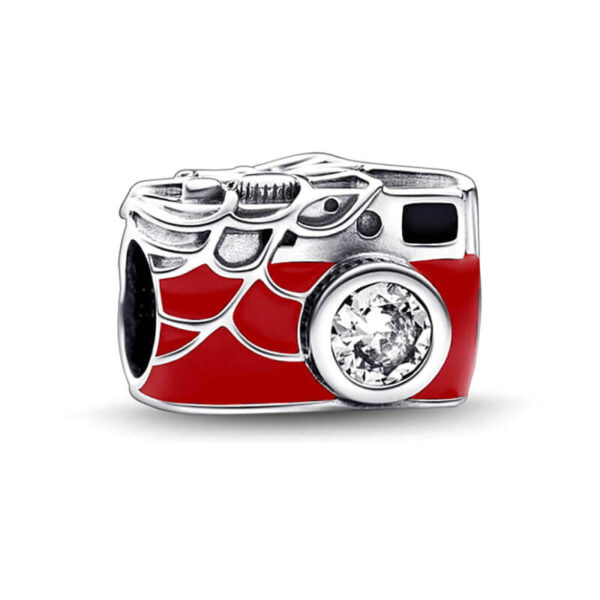 Charm / Dije Cámara Spider Man Roja