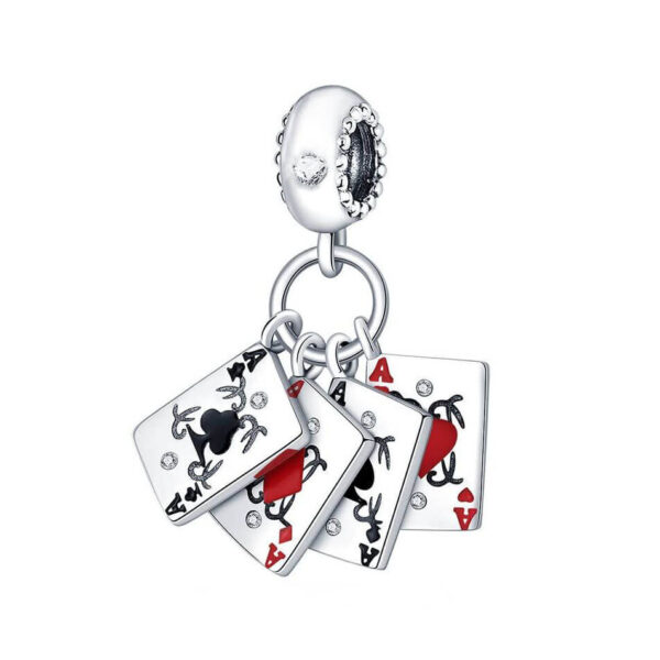 Charm / Dije Cartas Ases