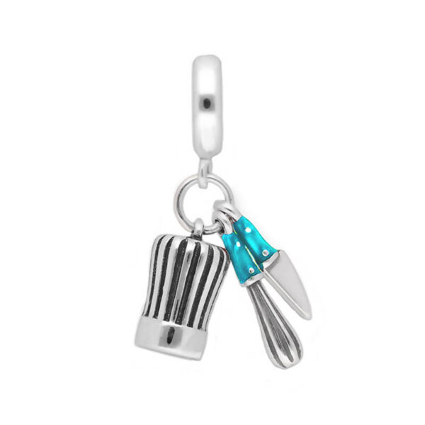 Charm / Dije Chef Pastelero Celeste