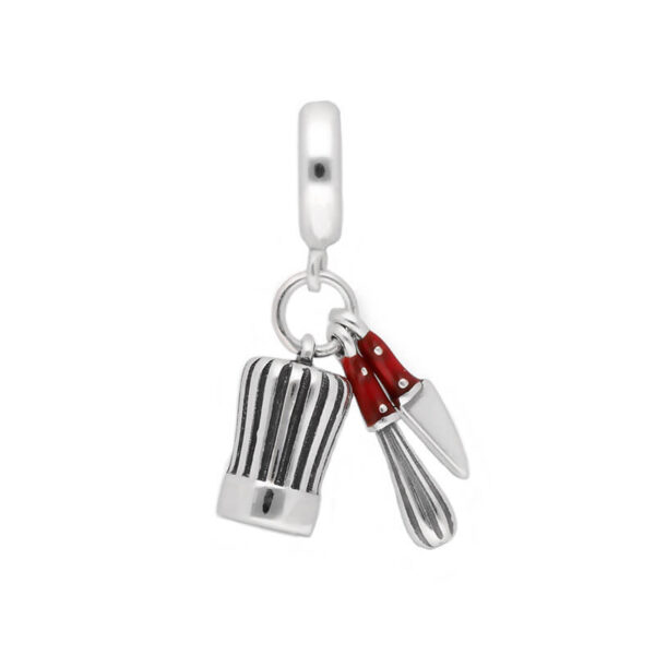 Charm / Dije Chef Pastelero Rojo