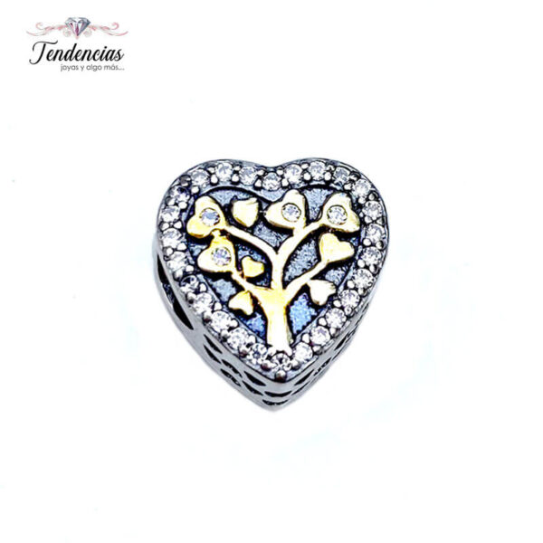 Charm / Dije Corazón Árbol de la Vida