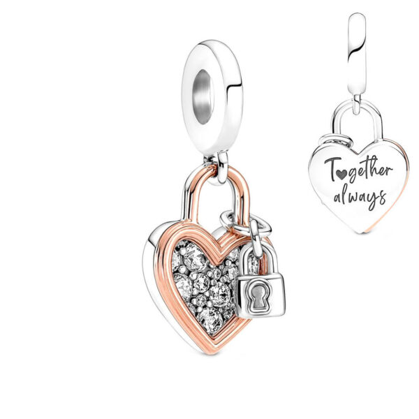 Charm / Dije Corazón Candado
