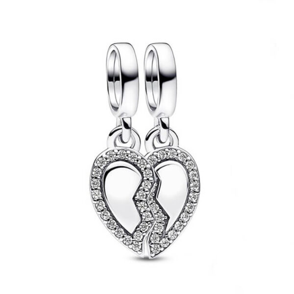 Charm / Dije Corazón Div. Amistad (2)