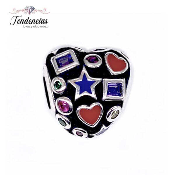 Charm / Dije Corazones Figuras