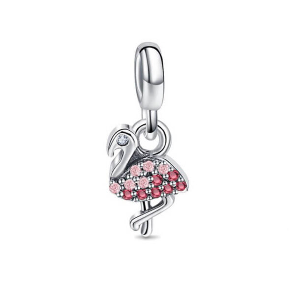 Mini Charm / Dije Me - Flamingo