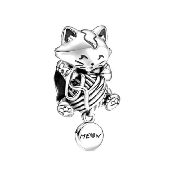 Charm / Dije Gato Bola de Estambre