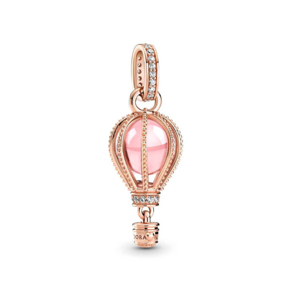 Charm / Dije Globo Aerostático Oro Rosa