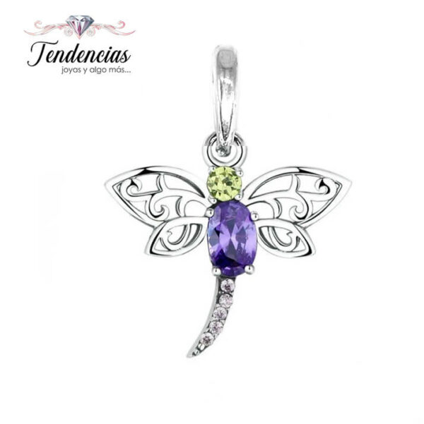 Charm / Dije Libélula Violeta