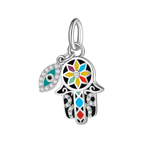 Charm / Dije Mano Fátima Mandala Ojo