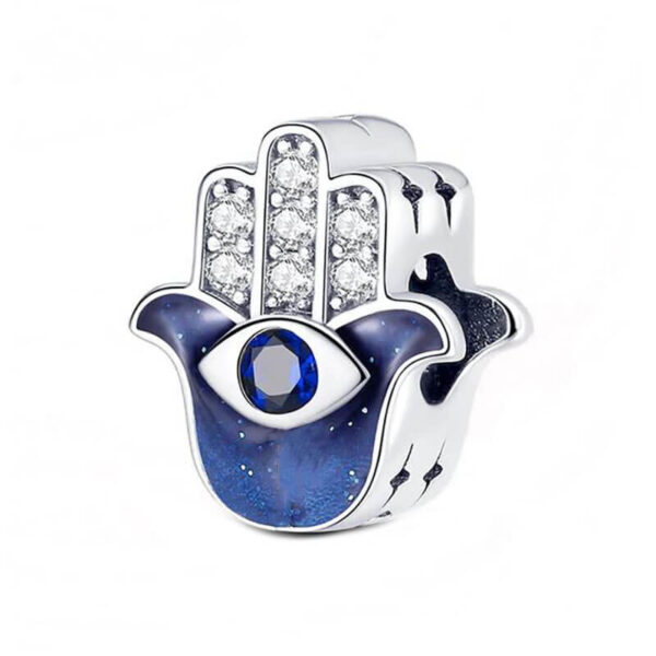 Charm / Dije Mano Fátima Azul
