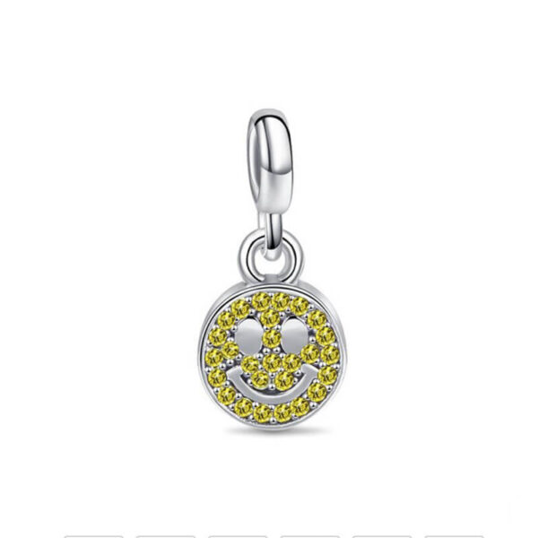 Mini Charm / Dije Me - Carita Feliz Brillante