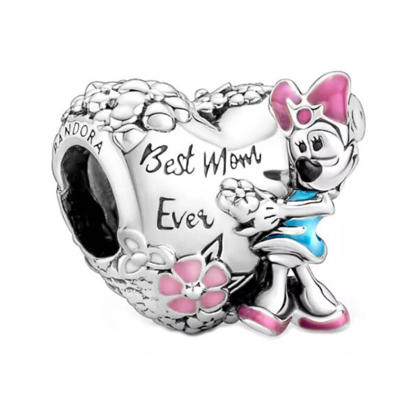 Charm / Dije Minnie Corazón Florecer