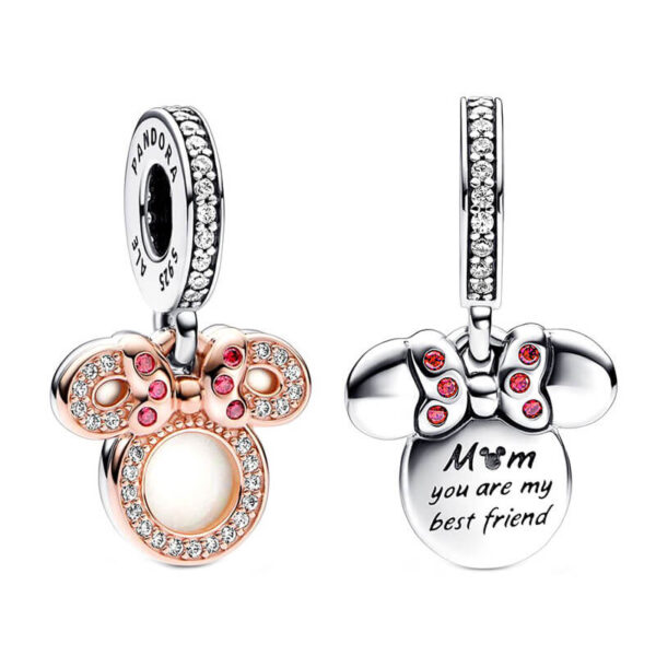 Charm / Dije Silueta Doble Minnie MOM