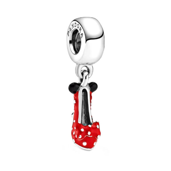 Charm / Minnie Zapato Lazo Rojo