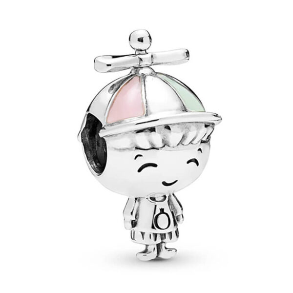 Charm / Dije Niño Gorra de Colores Grande