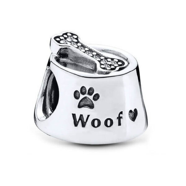 Charm / Dije Plato de Perro - Woof