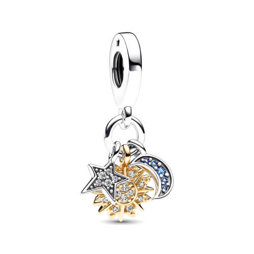 Charm / Dije Sol, Luna y Estrella