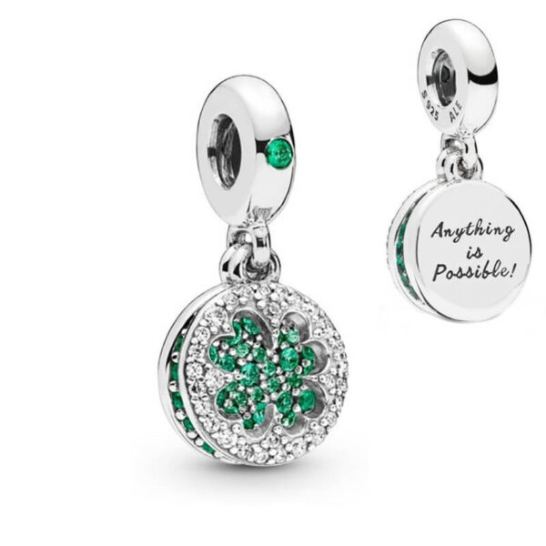 Charm / Dije Trébol Brillante