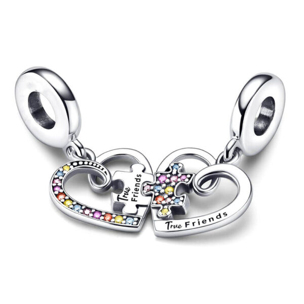 Charm / Dije Puzzle True Friends X 2