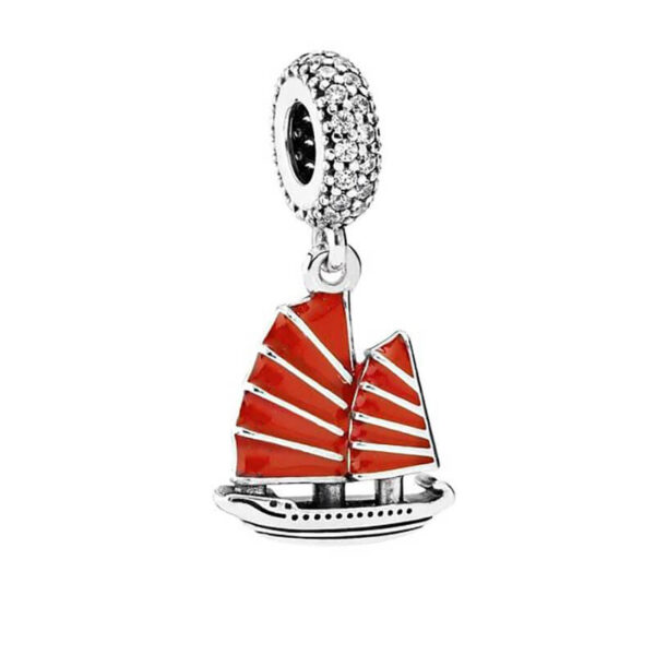 Charm / Dije Velero Rojo