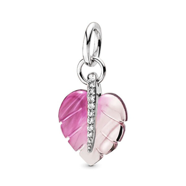 Charm / Dije Hoja Cristal de Murano