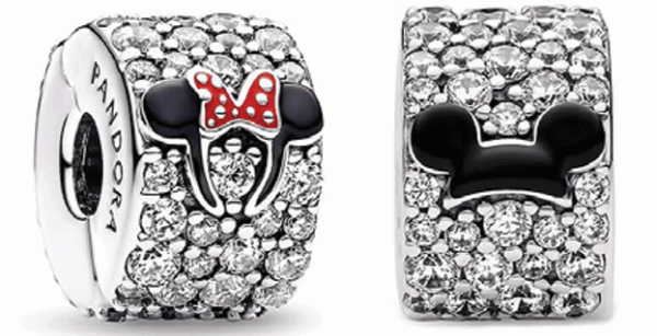 Charm / Dije Clip Minnie y Mickey