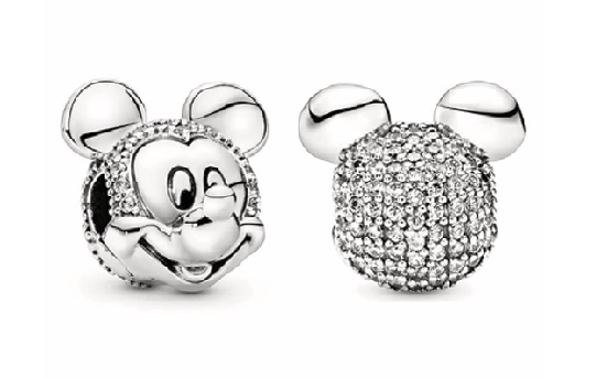 Charm / Dije Clip Mickey Brillante