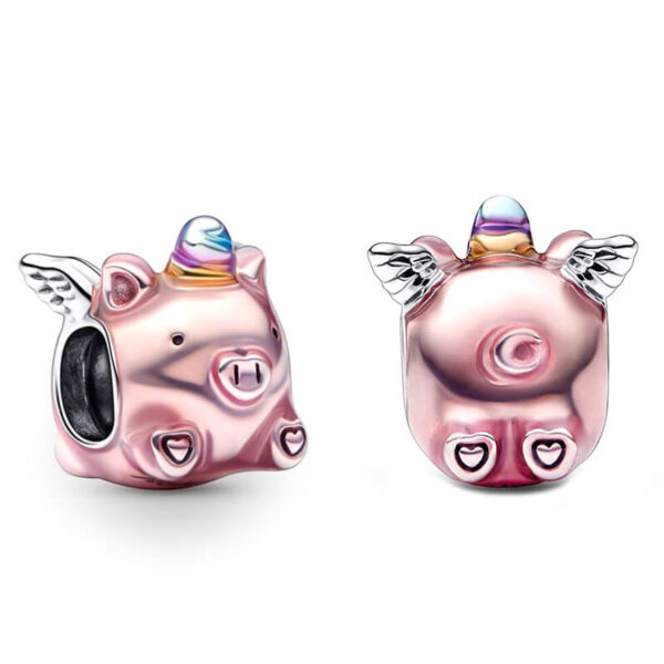 Charm / Dije Cerdo Unicornio Volador