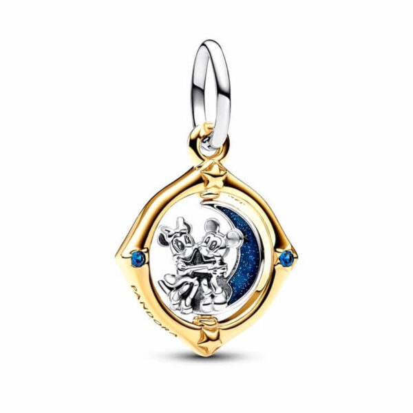 Charm / Dije  Luna Giratoria Mickey Minnie