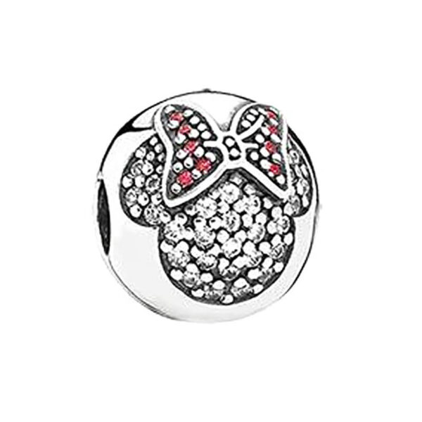 Charm / Dije Clip Minnie Mouse Esfera