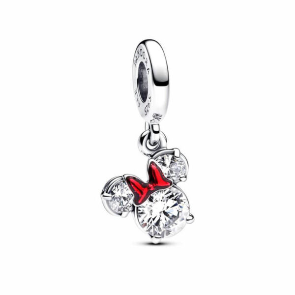 Charm / Dije Silueta Minnie Brillos