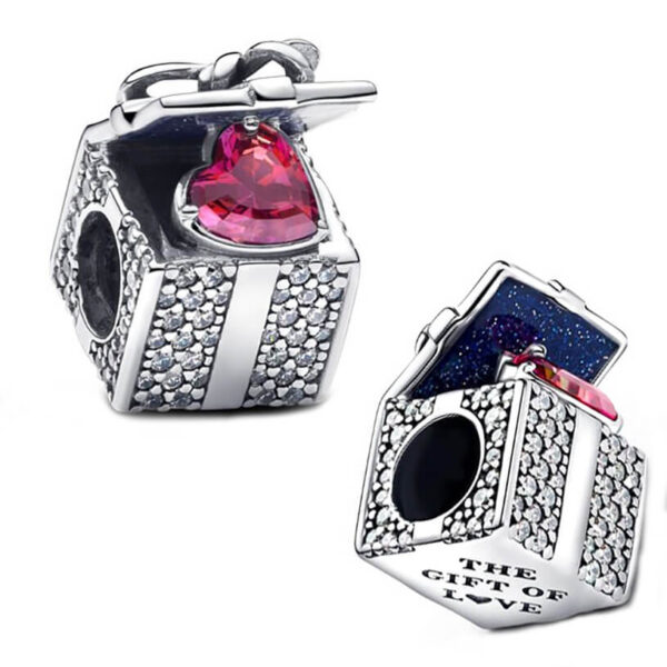 Charm / Dije - Regalo Corazón Rojo