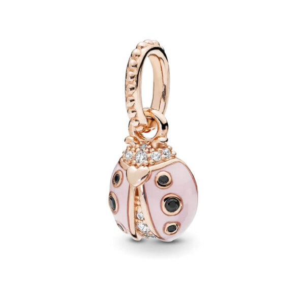 Charm / Dije - Mariquita Oro Rosa