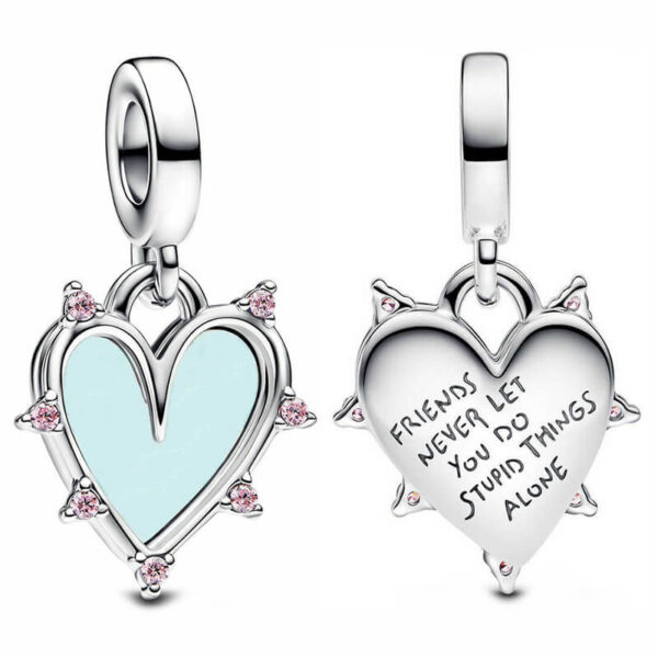 Charm / Dije Corazón Amigas