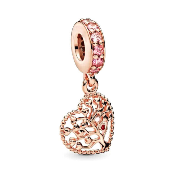 Charm / Dije Corazón Árbol de la Vida