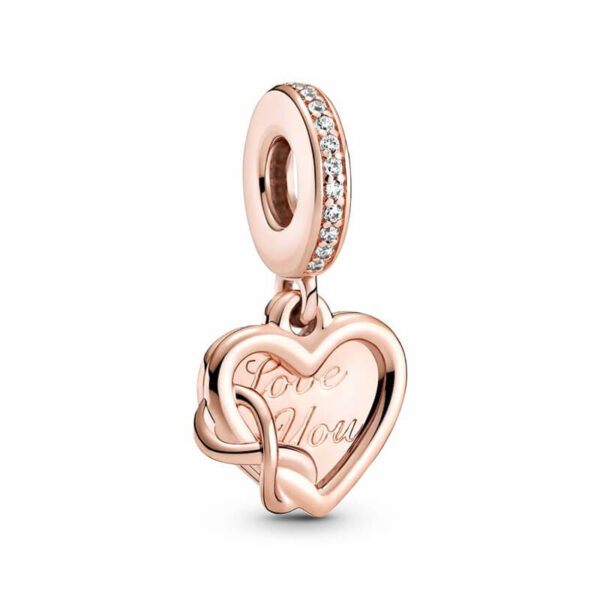 Charm / Dije Corazón Infinito Love You