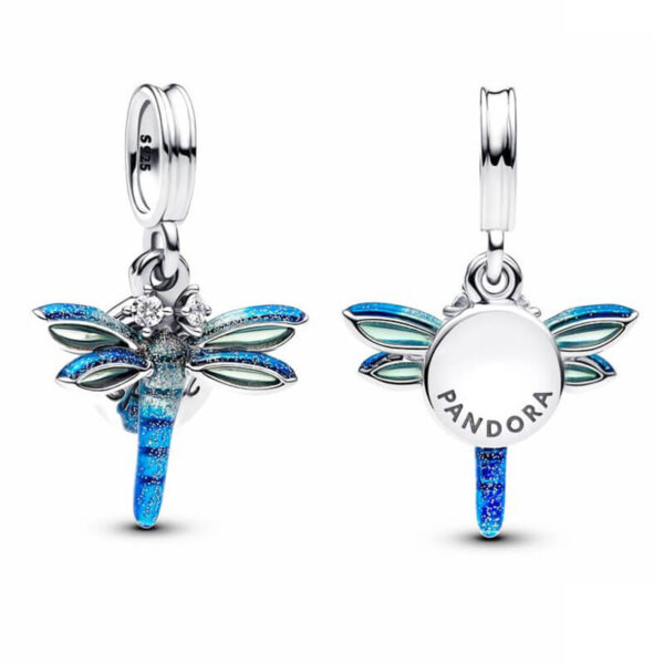 Charm / Dije - Doble Libélula