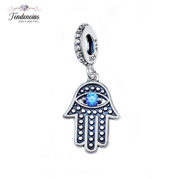 Charm / Dije - Mano de Fátima Cristal