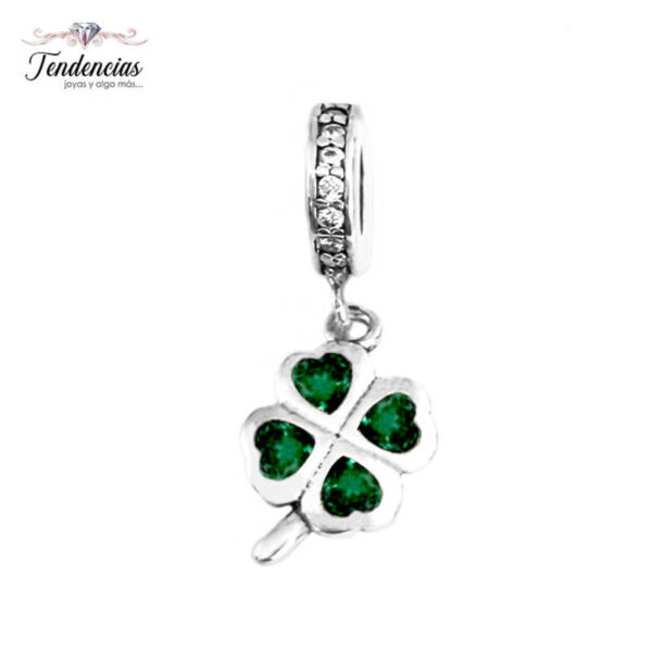 Charm / Dije - Trébol Corazones