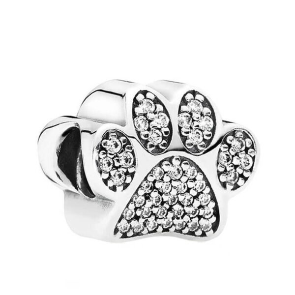 Charm / Dije - Huella Brillante Cristal