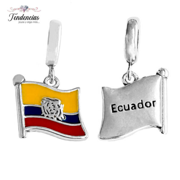 Charm / Dije - Bandera del Ecuador