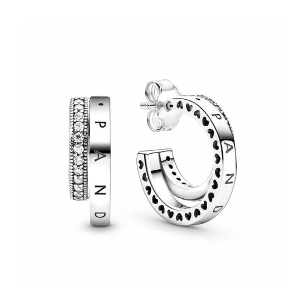 Aretes de Botón - Doble Aro