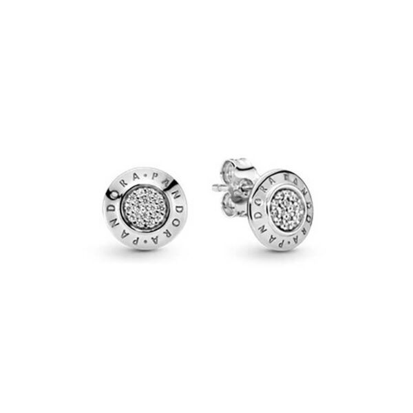 Aretes de Botón - Signature Plateado